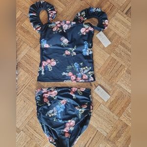 Albion Fit Tankini with high waist bottoms-M